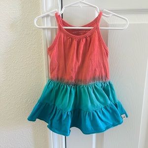Baby Girl Cotton Tye-Dye Dress